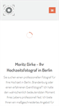 Mobile Screenshot of moritz-girke-fotografie.de